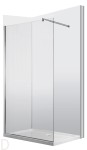 KABINA ABELIA  90 CM WALK-IN, SZKŁO TRANSPARENTNE Z POWŁOKĄ, PROFIL CHROM,BEZPIECZNA WYSYŁKA NA PALECIE!!! KTA039P