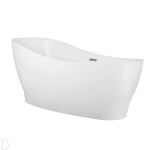 WANNA WOLNOSTOJĄCA CORSAN DIVA+STELAŻ+SYFON 160CM