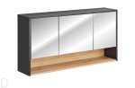 SZAFKA ŁAZIENKOWA Z LUSTREM 120 CM BORNEO COSMOS