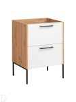 SZAFKA POD UMYWALKE 60CM MADERA STALOWE NOGI