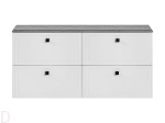 SZAFKA ŁAZIENKOWA Z BLATEM 120 CM HAVANA WHITE