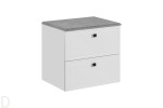 SZAFKA ŁAZIENKOWA Z BLATEM 60 CM HAVANA WHITE