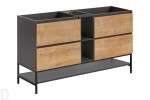 SZAFKA ŁAZIENKOWA POD UMYWALKĘ 140 CM MONAKO +NOGI