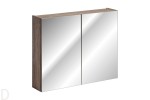 SZAFKA ŁAZIENKOWA Z LUSTREM 80 CM SANTA FE OAK