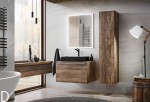 ZESTAW MEBLI ŁAZIENKOWYCH SANTA FE OAK 80 CM