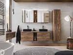 ZESTAW MEBLI ŁAZIENKOWYCH SANTA FE OAK 140 CM