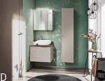 ZESTAW MEBLI ŁAZIENKOWYCH SANTA FE TAUPE 60 CM