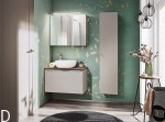 ZESTAW MEBLI ŁAZIENKOWYCH SANTA FE TAUPE 80 CM