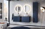 ZESTAW MEBLI ŁAZIENKOWYCH SANTA FE DEEP BLUE 180CM