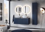 ZESTAW MEBLI ŁAZIENKOWYCH SANTA FE DEEP BLUE 160CM