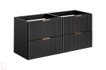 SZAFKA ŁAZIENKOWA 120 CM ADEL BLACK