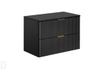 SZAFKA ŁAZIENKOWA Z BLATEM 80 CM ADEL BLACK