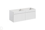 SZAFKA ŁAZIENKOWA 160 CM ICONIC BIAŁA  