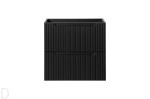 Szafka łazienkowa wisząca pod umywalkę Nova black 60 cm z szufladami czarna