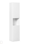 Słupek łazienkowy wiszący szeroki 30 cm ,biały ,wysokość 140 cm, gł.25cm, nova white