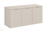 Szafka łazienkowa wisząca kaszmir z blatem łazienkowym 120cm,wybór uchwytów Bella