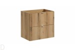 Szafka łazienkowa wisząca pod umywalkę 60 cm z szufladami dąb coast evoke Nova oak