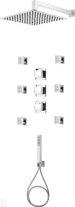 KOMPLET PODTYNKOWY KWADRATOWY DEANTE MULTI SYSTEM NAC090T