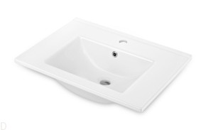 Umywalka wpuszczana w blat DEANTE FLOKS 60 CM CDI6U6M