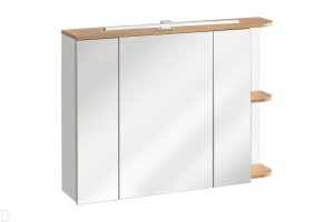 SZAFKA ŁAZIENKOWA 90 CM Z LUSTREM PLATINUM