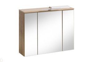 SZAFKA ŁAZIENKOWA Z LUSTREM 80 CM REMIK RIVIERA
