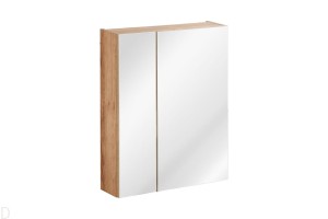 SZAFKA WISZĄCA Z LUSTREM 60 CM CAPRI DĄB