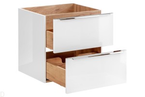 SZAFKA ŁAZIENKOWA POD UMYWALKĘ 60 CM CAPRI BIAŁY