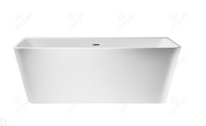 WANNA PRZYŚCIENNA CORSAN ISEO 150CM+STELAŻ+SYFON