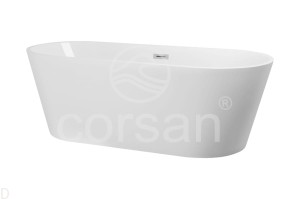 WANNA WOLNOSTOJĄCA CORSAN SALINA 160CM+STELAŻ+SYFO