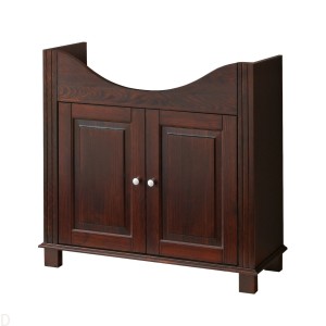 SZAFKA ŁAZIENKOWA DREWNO POD UMYWALKĘ 65 CM RETRO