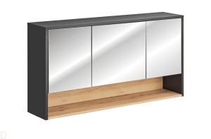 SZAFKA ŁAZIENKOWA Z LUSTREM 120 CM BORNEO COSMOS