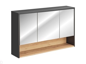 SZAFKA ŁAZIENKOWA Z LUSTREM 100 CM BORNEO COSMOS