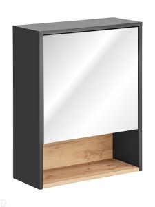 SZAFKA ŁAZIENKOWA Z LUSTREM 60 CM BORNEO COSMOS