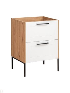 SZAFKA POD UMYWALKE 60CM MADERA STALOWE NOGI