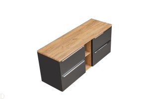 SZAFKA ŁAZIENKOWA Z BLATEM 140 CM CAPRI COSMOS