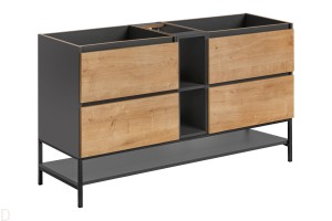 SZAFKA ŁAZIENKOWA POD UMYWALKĘ 140 CM MONAKO +NOGI