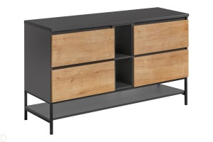 SZAFKA ŁAZIENKOWA POD UMYWALKĘ 140 CM MONAKO +NOGI + BLAT