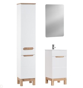 ZESTAW MEBLI ŁAZIENKOWYCH BALI 40 CM BIAŁY