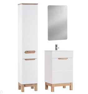 ZESTAW MEBLI ŁAZIENKOWYCH BALI 50 CM BIAŁY