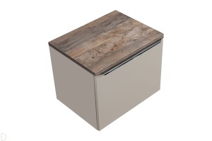 SZAFKA ŁAZIENKOWA Z BLATEM 60 CM SANTA FE TAUPE