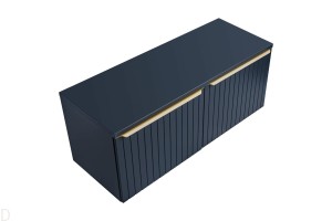 SZAFKA ŁAZIENKOWA Z BLATEM 120 CM  Santa fe deep blue