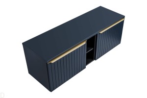 SZAFKA ŁAZIENKOWA Z BLATEM 140 CM SANTA FE BLUE
