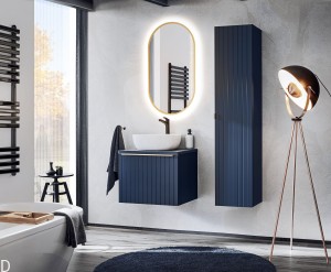 ZESTAW MEBLI ŁAZIENKOWYCH SANTA FE DEEP BLUE 60 CM