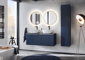 ZESTAW MEBLI ŁAZIENKOWYCH SANTA FE DEEP BLUE 120CM