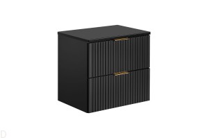 SZAFKA ŁAZIENKOWA Z BLATEM 60 CM ADEL BLACK