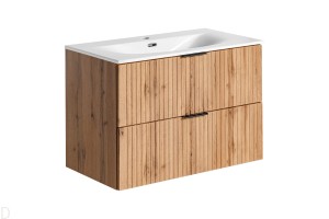 SZAFKA ŁAZIENKOWA Z UMYWALKĄ 80 CM ADEL OAK