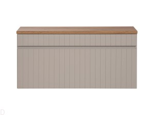 Szafka łazienkowa wisząca 100 cm kolor kaszmirowy   z blatem