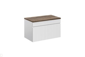 SZAFKA ŁAZIENKOWA Z BLATEM 80 CM ICONIC BIAŁA 