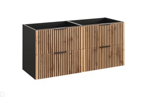 Szafka łazienkowa wisząca 120 cm dąb wotan
