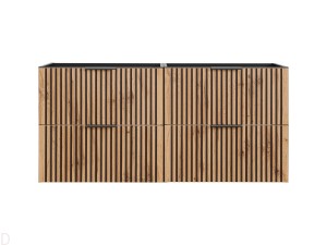 Szafka łazienkowa wisząca 160 cm dąb wotan